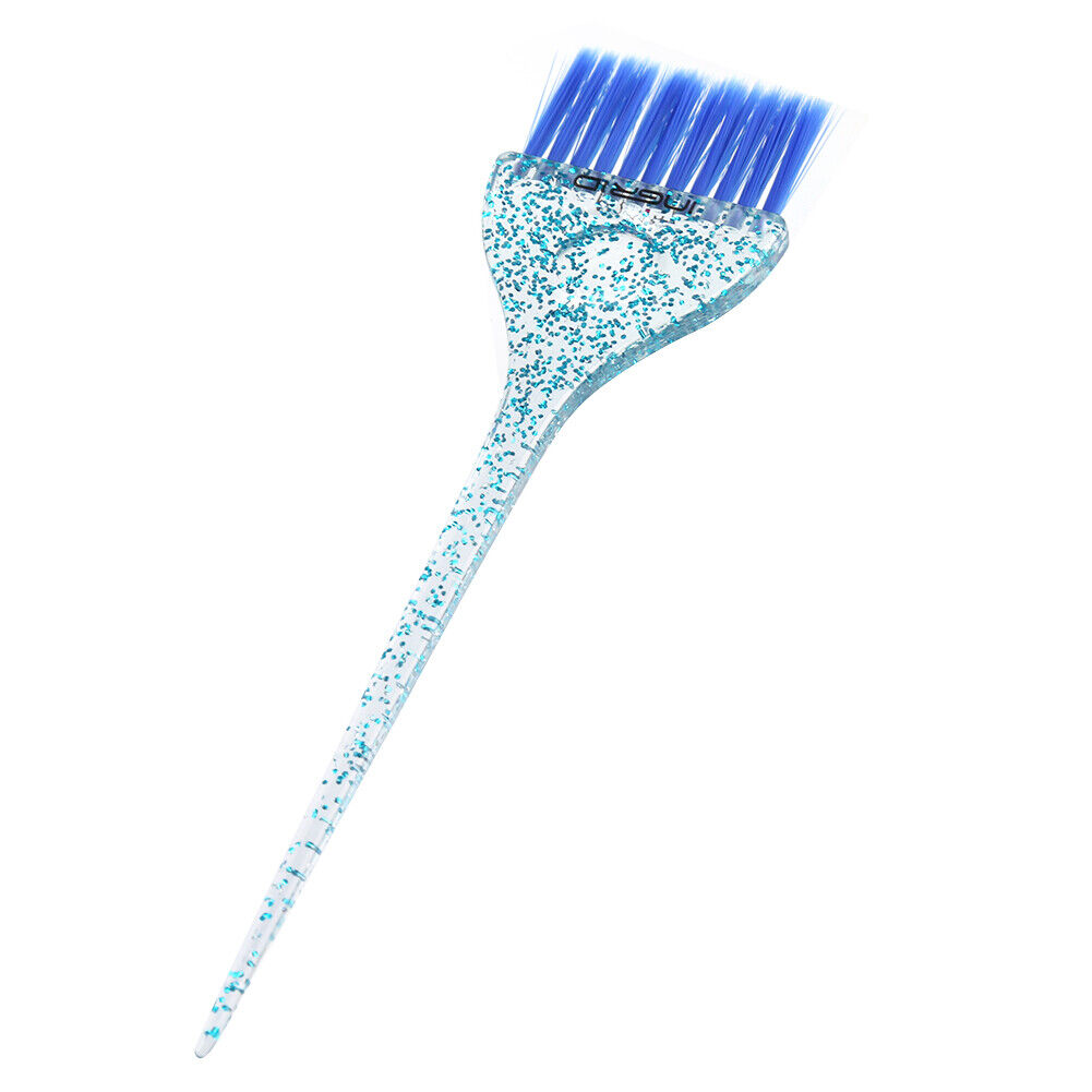 Dye Hair Brush Easy Clean Portable Salon Hair Tinting Color Brush (Blue)