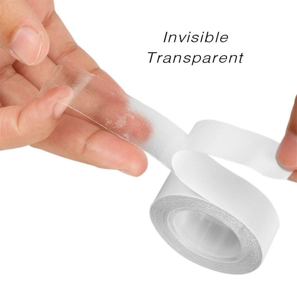 Double Sided Transparent Tape for Clothing, Skin, Bra Straps, Hems