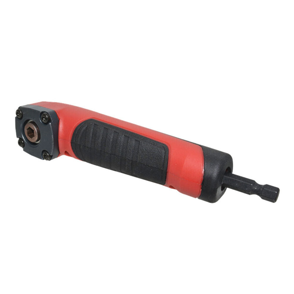 Right Angle Extension Shank Screwdriver 1/4 inch Hex Drill Bit Holder Kits
