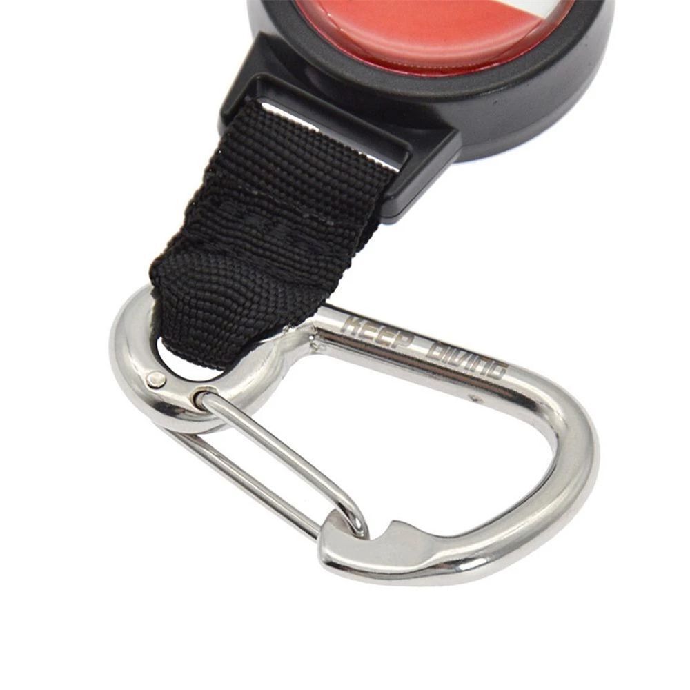 Diving Spring Rope Quick-release Buckle Dive Safety Tool Diving Wire Lanyard