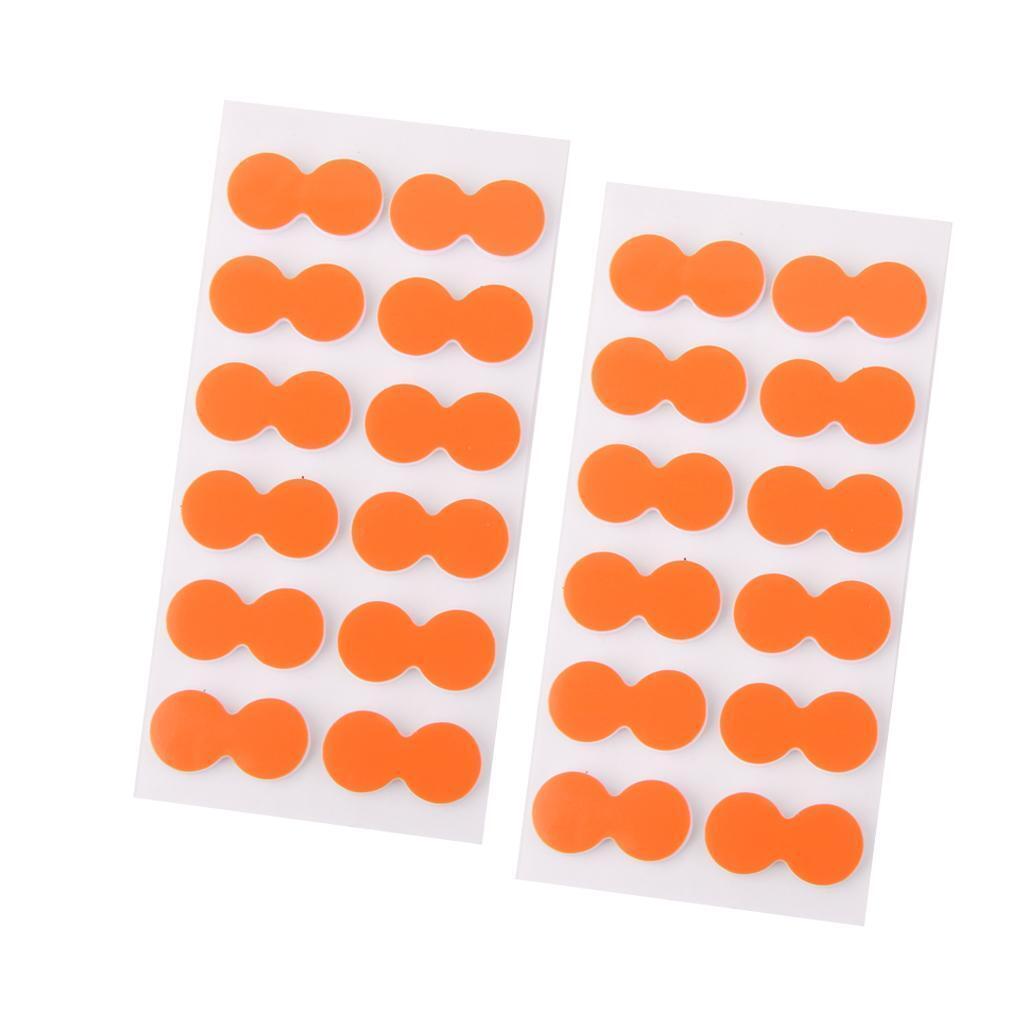 24x Pinch  Indicator Stick on Float for Outdoor Fly Fishing Orange