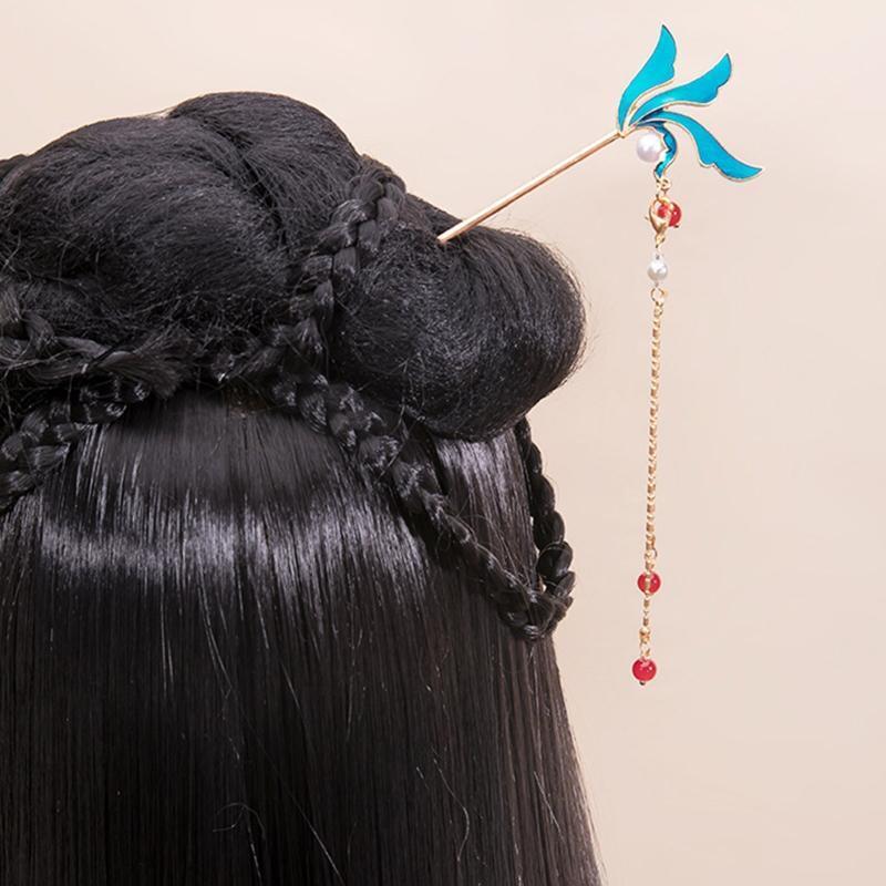 Alloy Geometric-shaped Hair Stick Chignon Pins for Women Girls Hair Decors