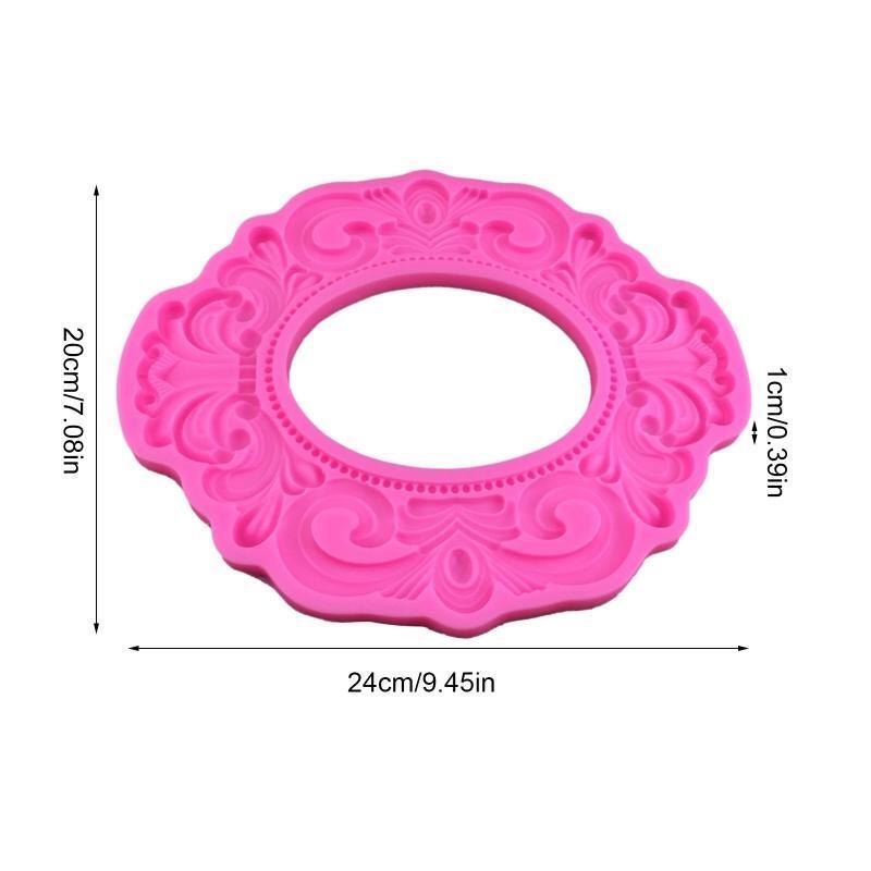 DIY Frame Silicone Chocolate Moulds Pastry Cake Decorating Gadgets Fondant Molds