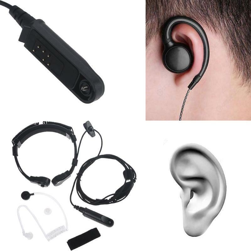 UV-9R Waterproof Covert Air Acoustic Tube Earpiece Earphone Headset for BaoFeng