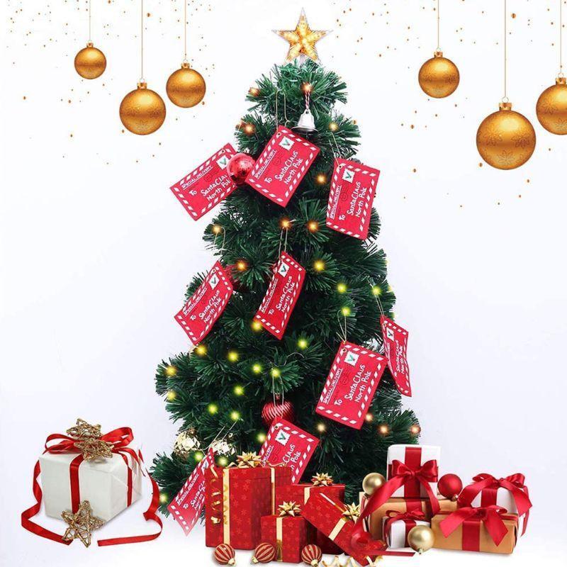 10 Pcs Envelope Ornaments Christmas Ornament Money Holder Christmas Card