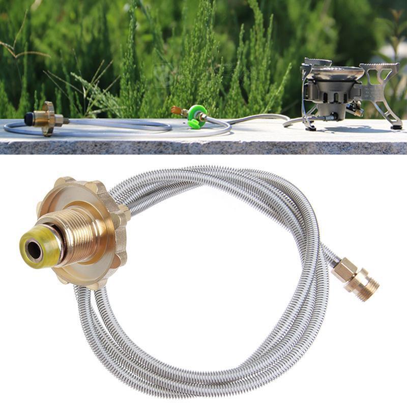 Outdoor Camping Stove Use Household Cylinder Gas Tank Conversion Head Adapter