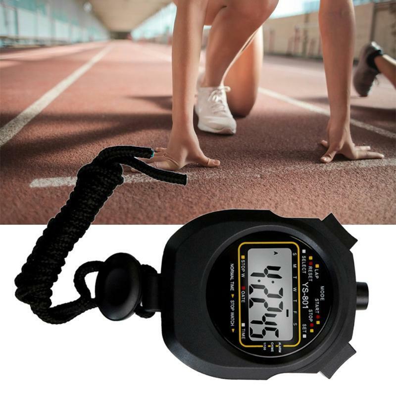 Waterproof Sports Referee Stopwatch Timer Fitness Running Track & Field Trainig