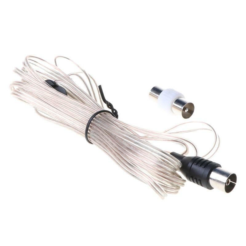 ANT-108 3.2m FM Radio Aerial Cable Female Connector Antenna for Home Amplifier