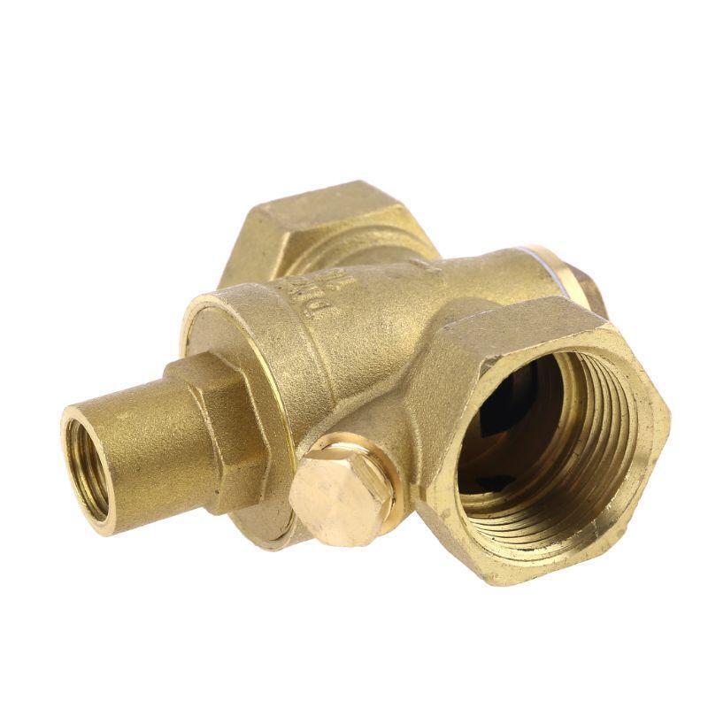DN25 1" Adjustable Brass Water Pressure Reducing Regulator Valve PN 1.6