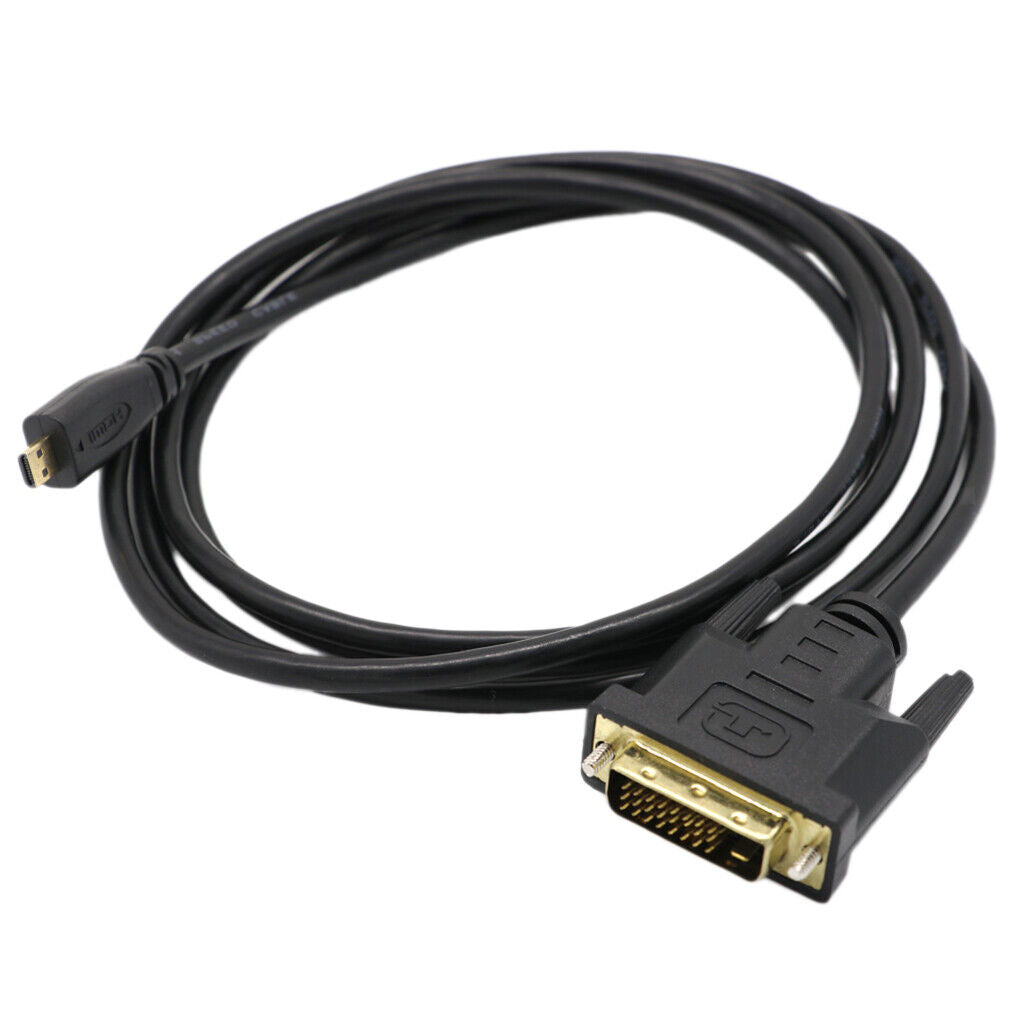 HDMI Cable, High Speed Micro HDMI to DVI Cable 1.8M