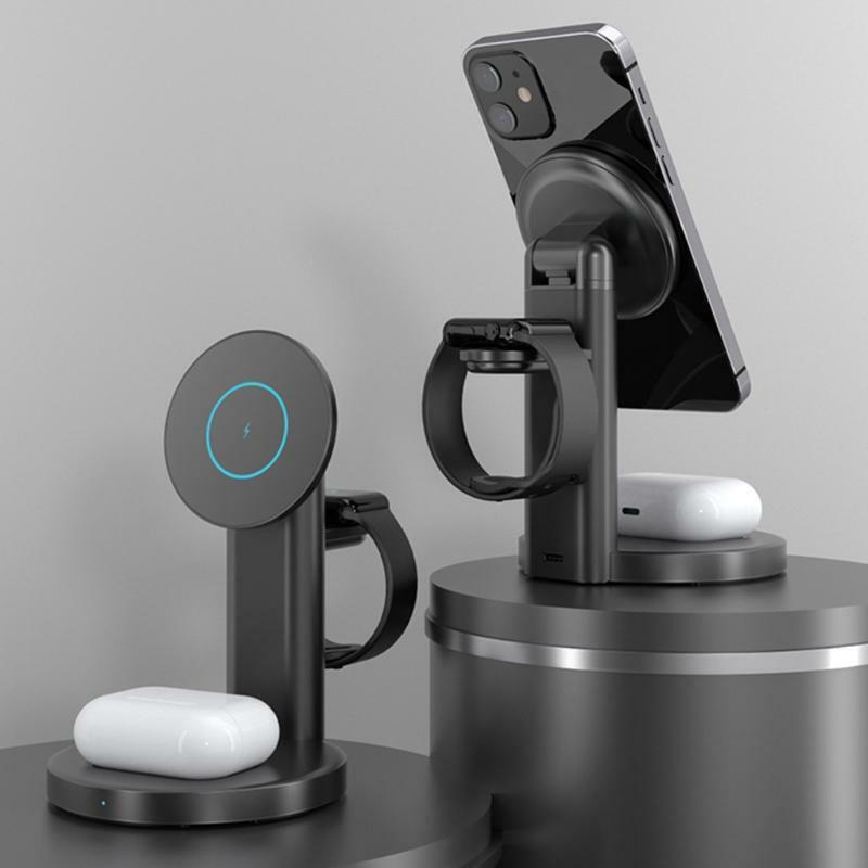 3 in 1 Magnetic Charging Station Fast Wireless Charging Station for Phone 13