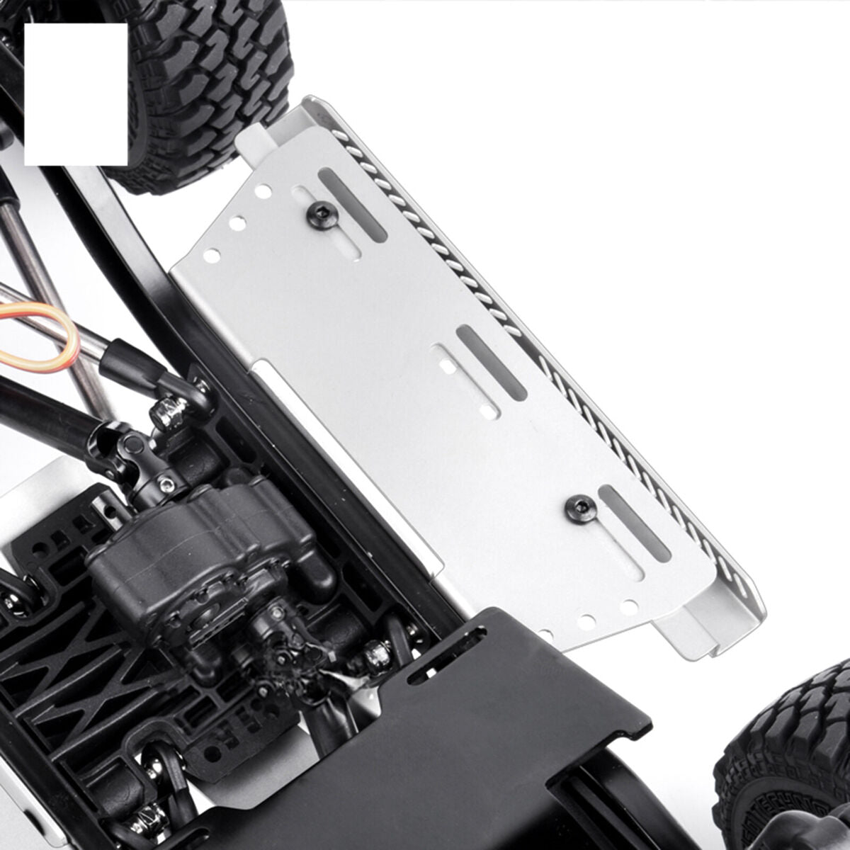 Chassis Armor Side Pedal Bottom Guard Skid Plate for MST CFX JIMNY GAX0131B A2UK