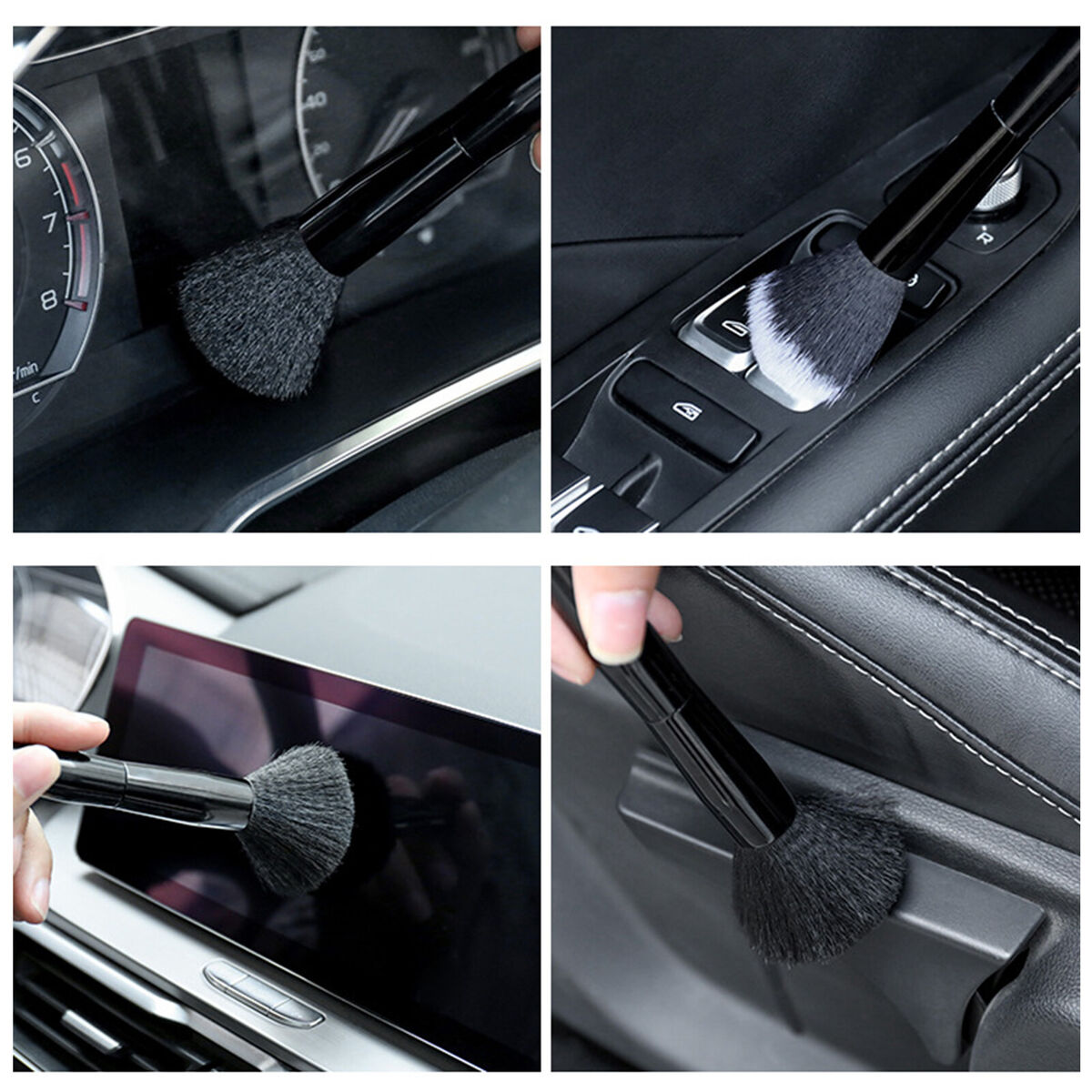 Multi-Purpose Car Detailing Brushes Air Conditioner Outlet Cleaning Brush
