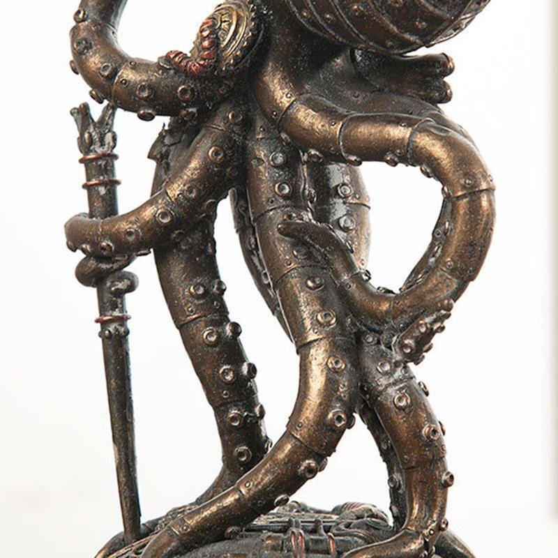 Creative Octopus Statues Sculptures Craft Ocean Decoration Fine Workmanship