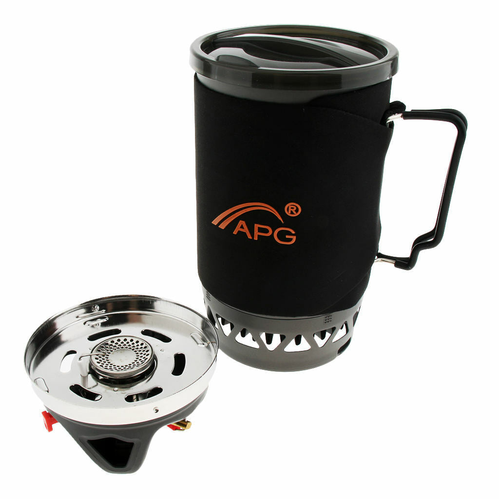 Gas Cooker | Portable Propane Camp Stove with Pot And Bag of
