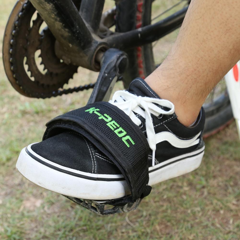 Bicycle Fixed Gear Pedal Strap Anti-slip Toe Clip Bike Pedal Tape (Black)
