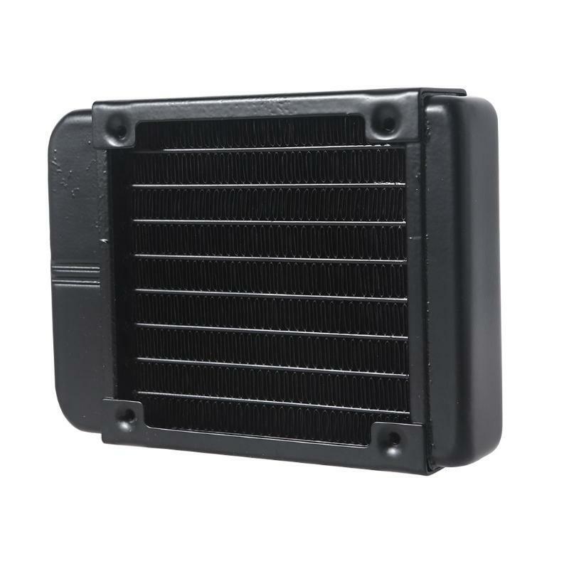 PC Aluminum Radiator Water Cooling 8 Tubes Heat Exchanger Fast Heat Dissipation