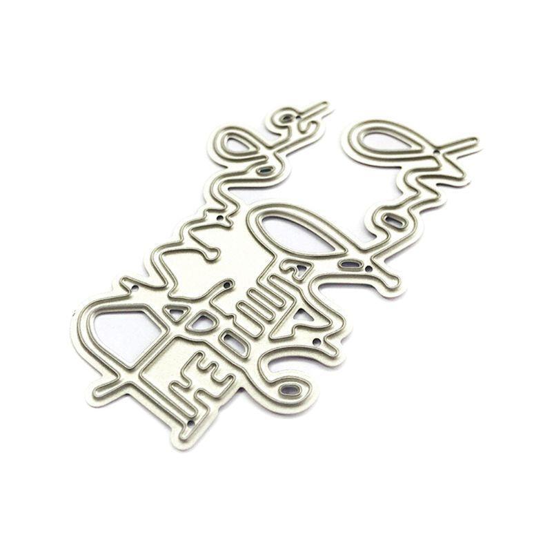 Enjoy the Time Things Metal Cutting Dies Stencil Scrapbooking DIY Album Stamp