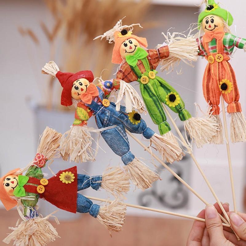 Halloween Scarecrow Decoration for Garden Home School Yard Scarecrow Decor