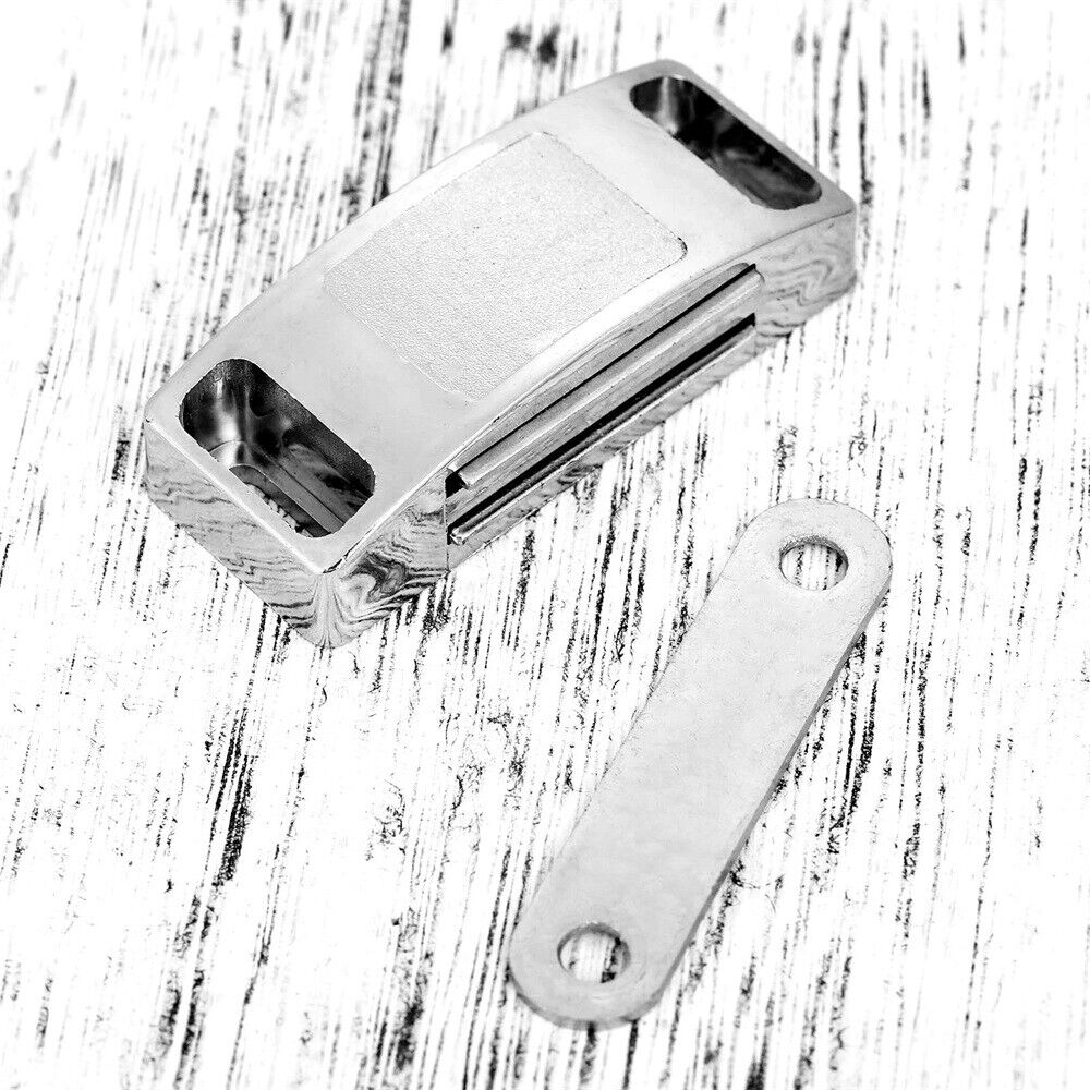 1pc Magnetic Cupboard Door Catch Strong Furniture Cabinet Latch w/ 4pcs Screws