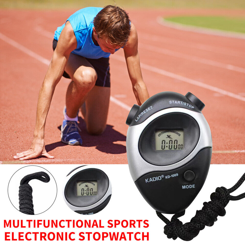 Electronic Alarm Counter Stopwatch Timer Sport Running Training Chronograph