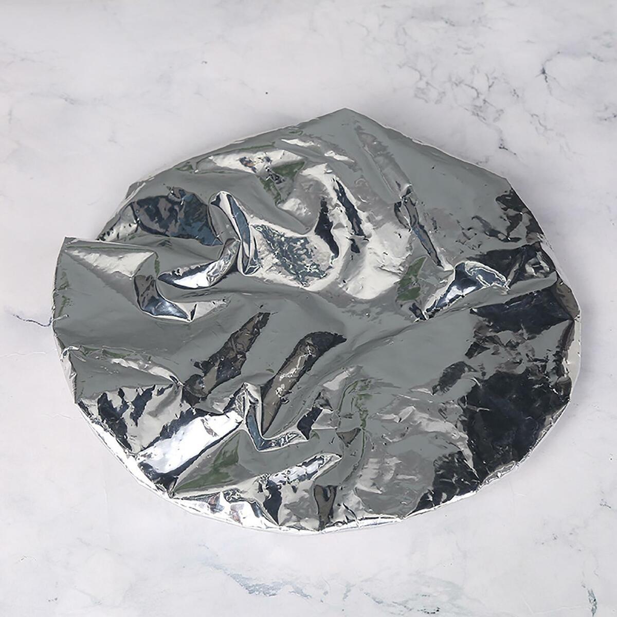 10Pcs Heat Insulation Tin  Hat Professional Disposable for Bathroom