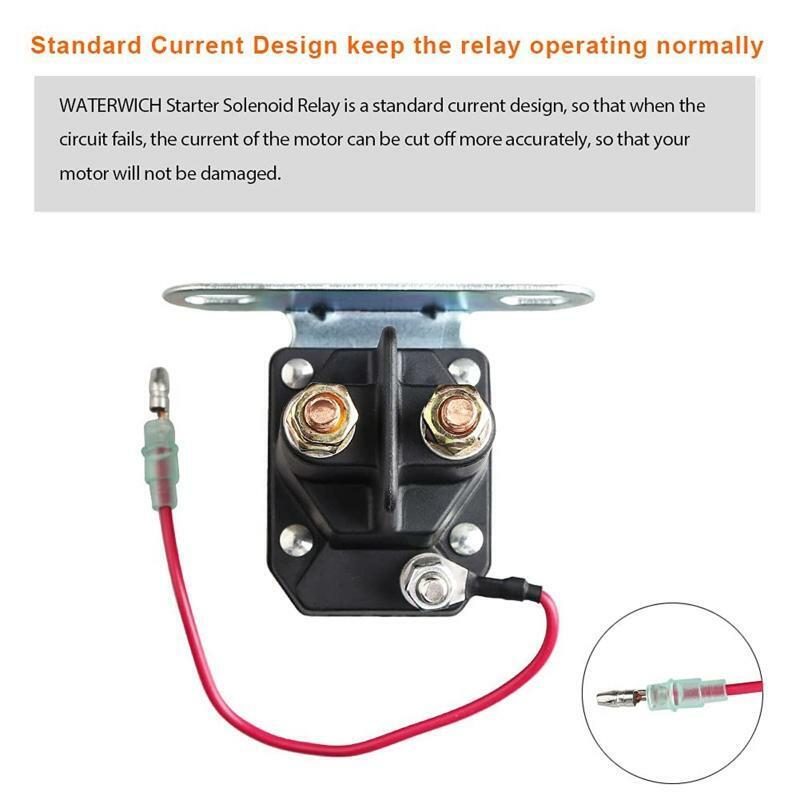 Starter Relay Solenoid Switch for Polaris Sportsman 250 300 335 Easy to Install