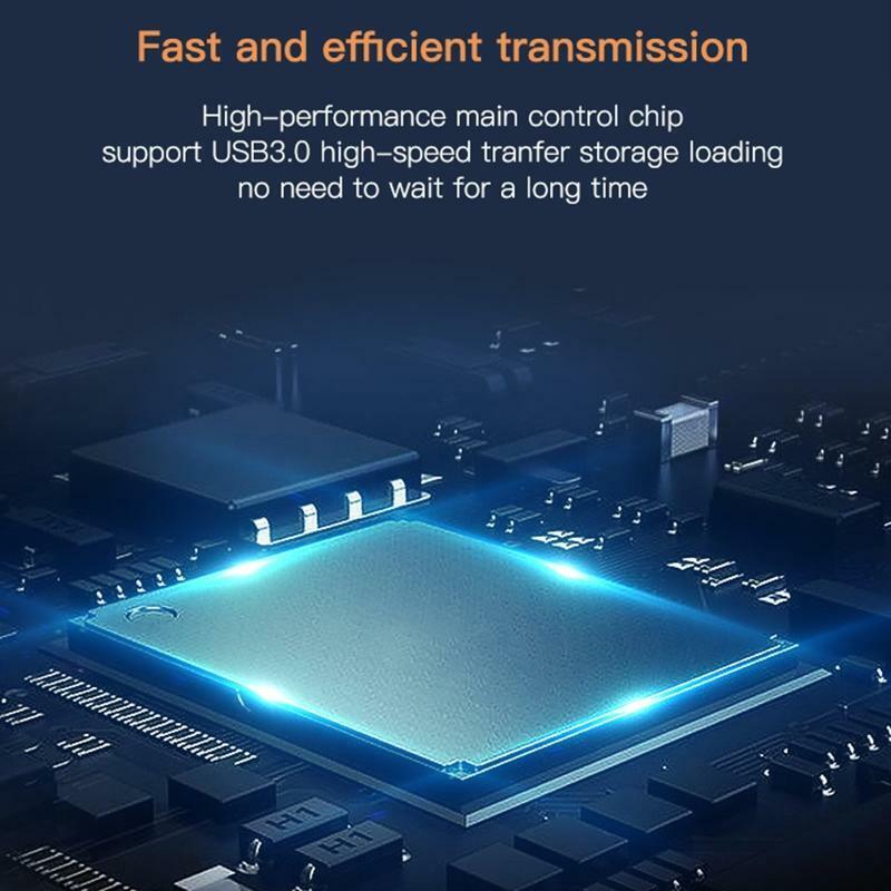 USB 3.1 Type-C Tool-Free Hard Drive Enclosure for M.2 PCIe NVMe SSD w/ USB Cable