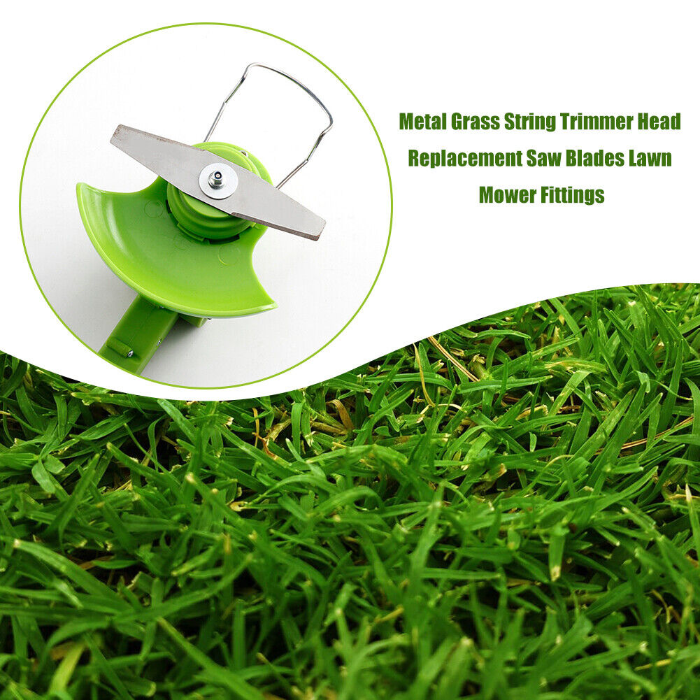 Metal Grass String Trimmer Head Replacement Saw Blades Lawn Mower Fittings