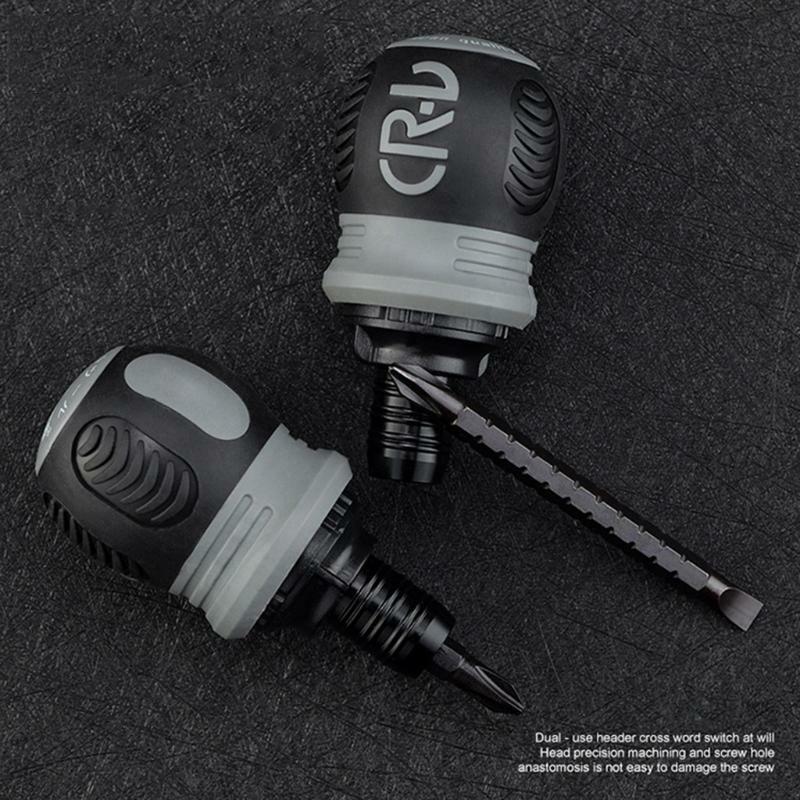 Screwdriver Adjustable Length Slotted and Phillips Magnetic Tip