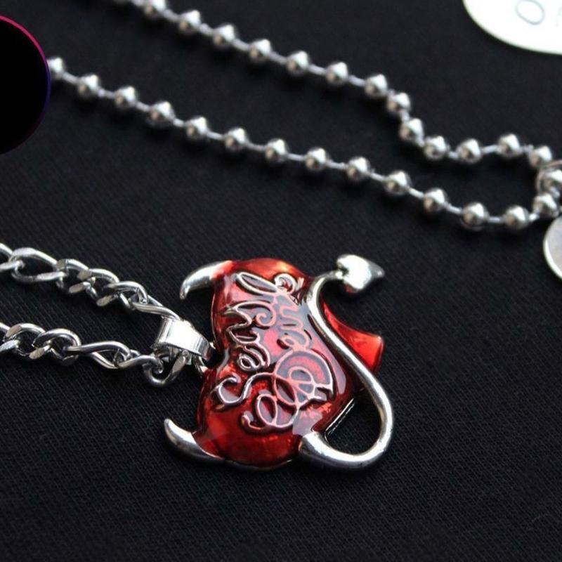 Gothic Pendant Heart Shaped Charm Pendants Christmas Valentine DIY Gifts