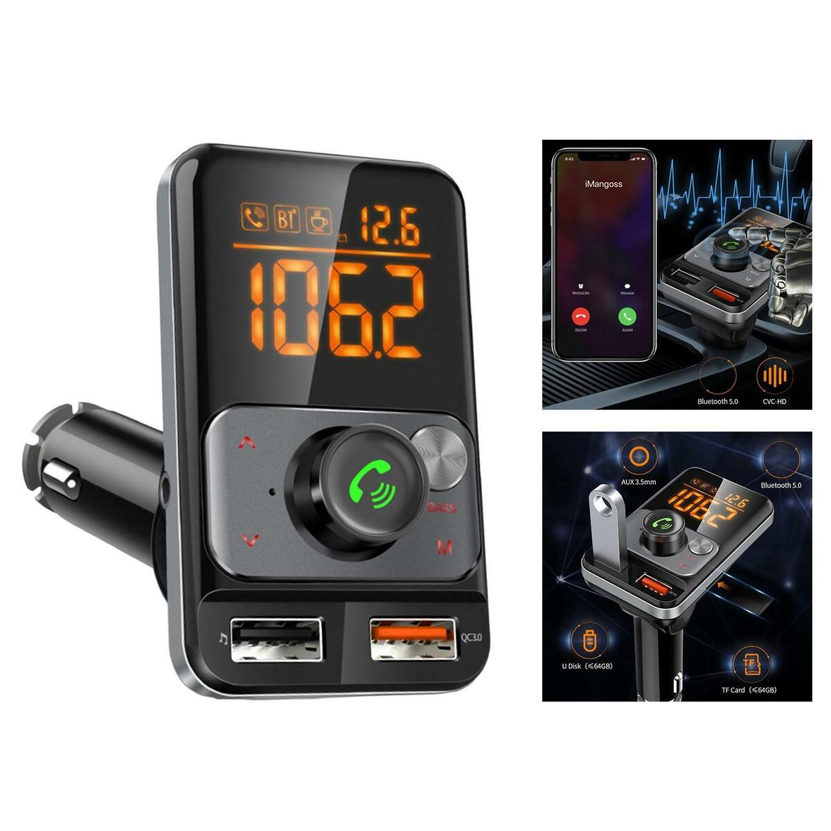 FM Transmitter LED Display for  Car Stereo Projector