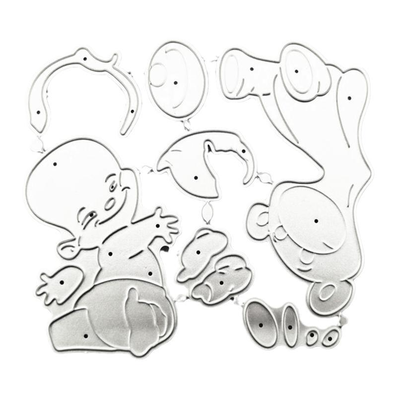 Gnome Heart Metal Cutting Dies Stencil Scrapbooking DIY Album Stamp Paper Card
