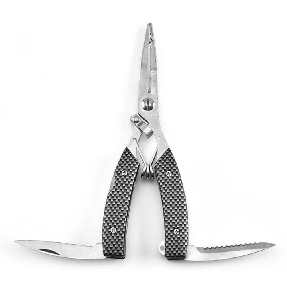 Fishing Pliers Scissor Braid Line Lure Cutter Hook Remover Cutting Tongs