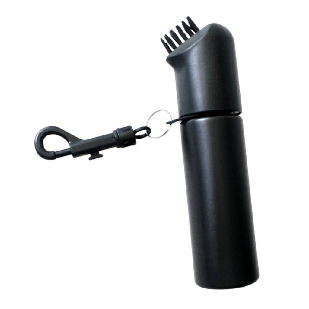 Golf Club Groove Cleaner with Water Bottle and Snap Clip for Golf Accessories,