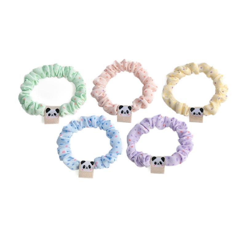 Elegant Elastic Hair Bands Cartoon Element Scrunchy Ponytail Hair Rope for Girl