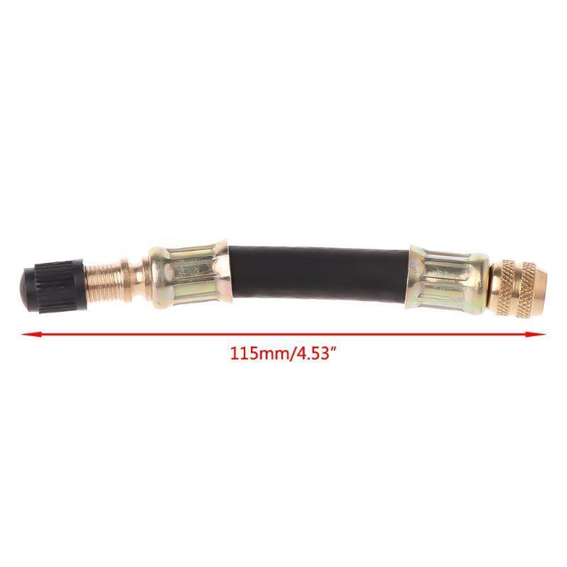 Bicycle Valve Extender Tire Parts MTB Bike 10cm Rubber Copper For Schrader Valve