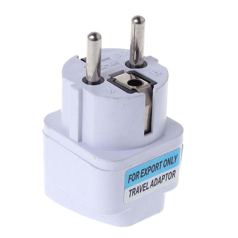 Universal US AU UK to EU Socket Plug AC Power Travel Charger Adapter Converter