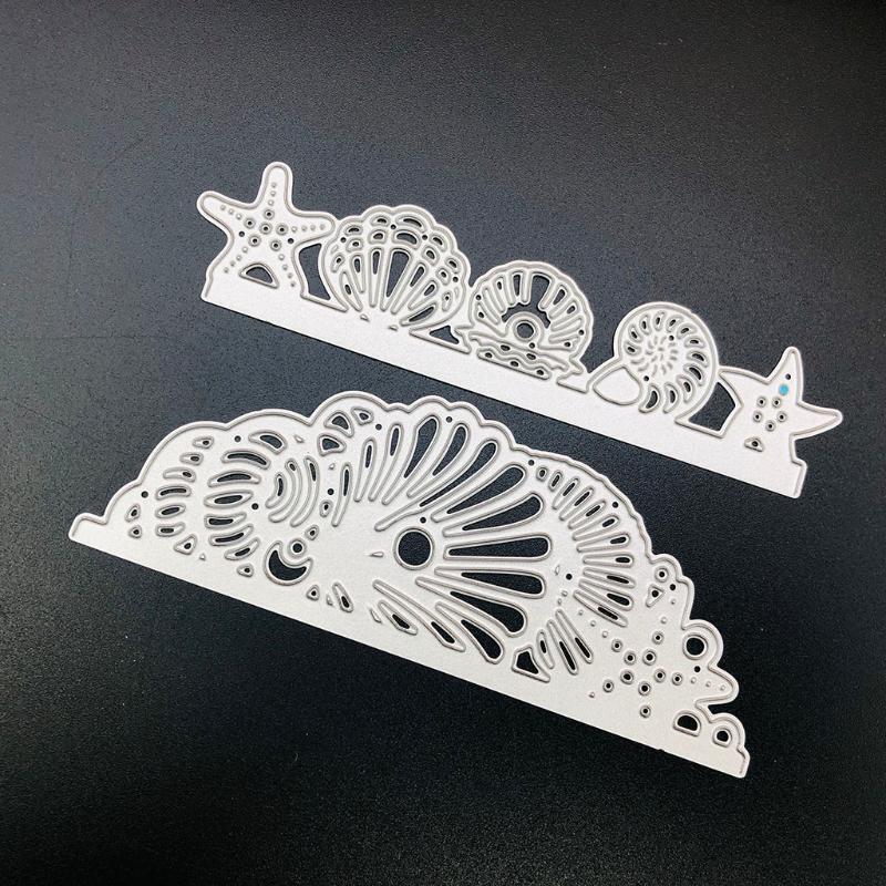 Ocean Shells Starfish Metal Cutting Dies Stencil Scrapbooking DIY Album Stamp