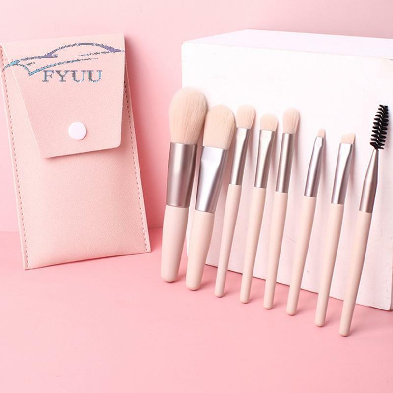 8 Makeup Brushes Eye Shadow Foundation Powder Eyelash Lip Concealer Blush Brush