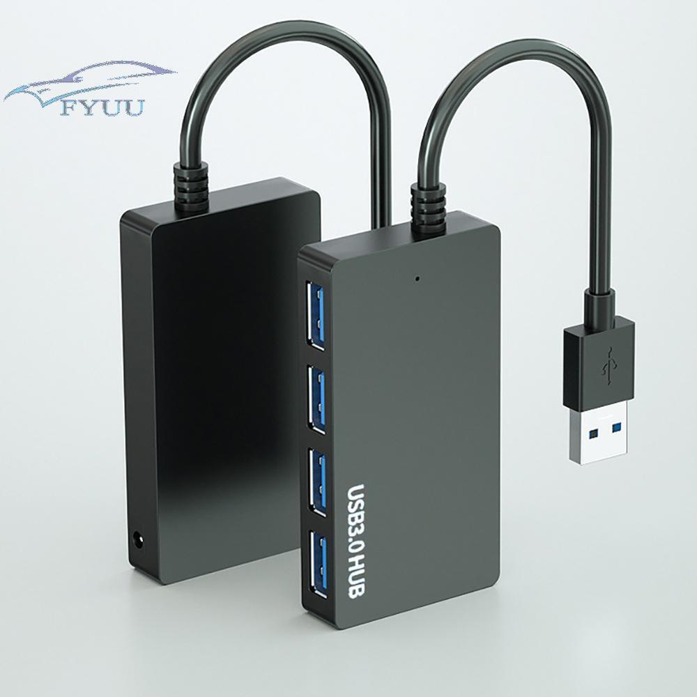 4 Ports Hub USB 3.0 High Speed Adapter Multi Splitter For Desktop PC Laptop New