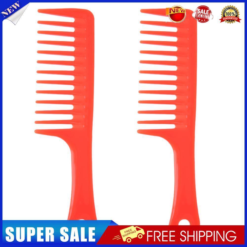 2pcs Width Tooth Combs Hair Care Hairdressing Styling Hairbrush Barber Tool
