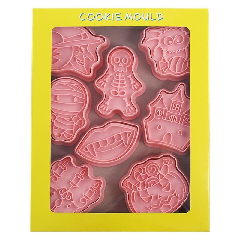 Cake Mold Halloween Theme Shape Food-grade Silicone Halloween Gift Cookies DIY