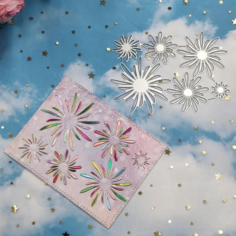 DIY Scrapbooking Stencil Flower Pattern Embossing Cutting Dies for Craft Decor