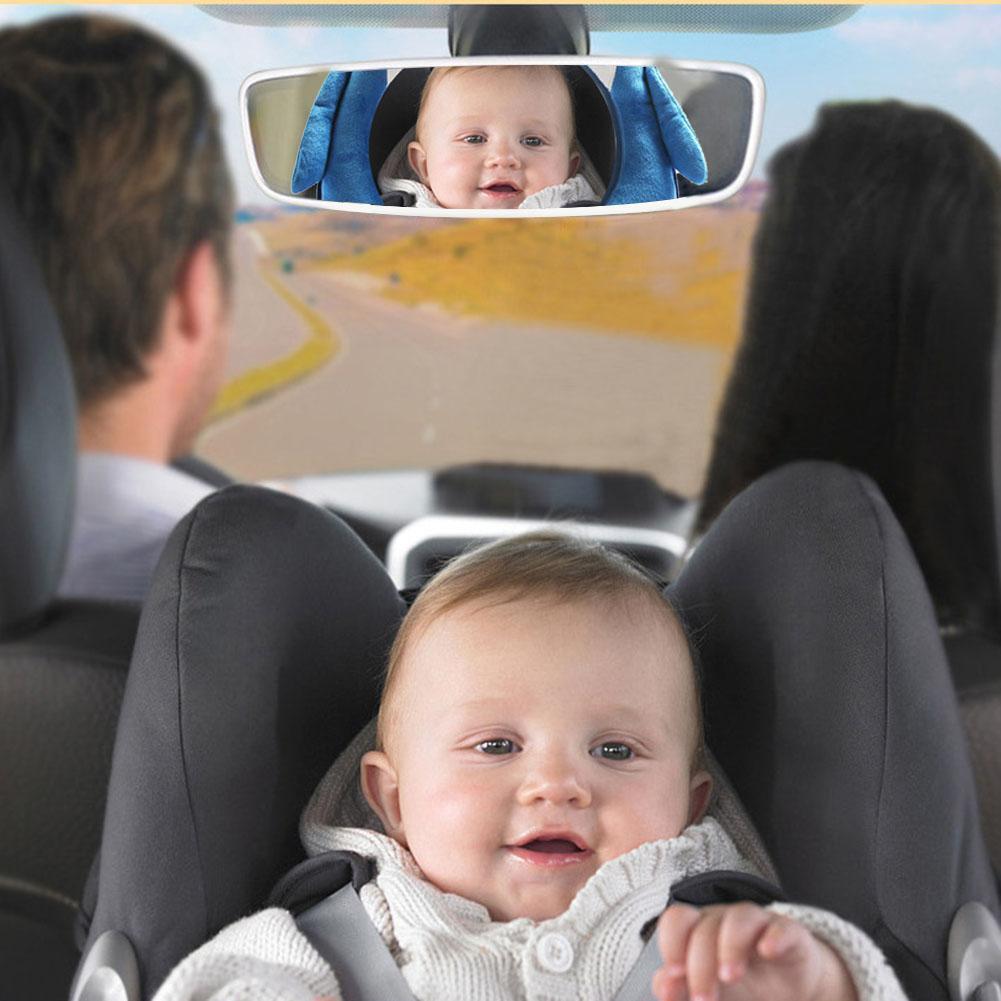 Cartoon Penguin Adjustable Baby Car Back Seat Mirror Kid Safe View Monitor