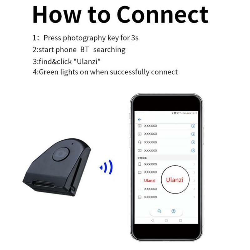 One-handed Shooting Aid Selfie Booster Handle Grip with Wireless Remote Shutter