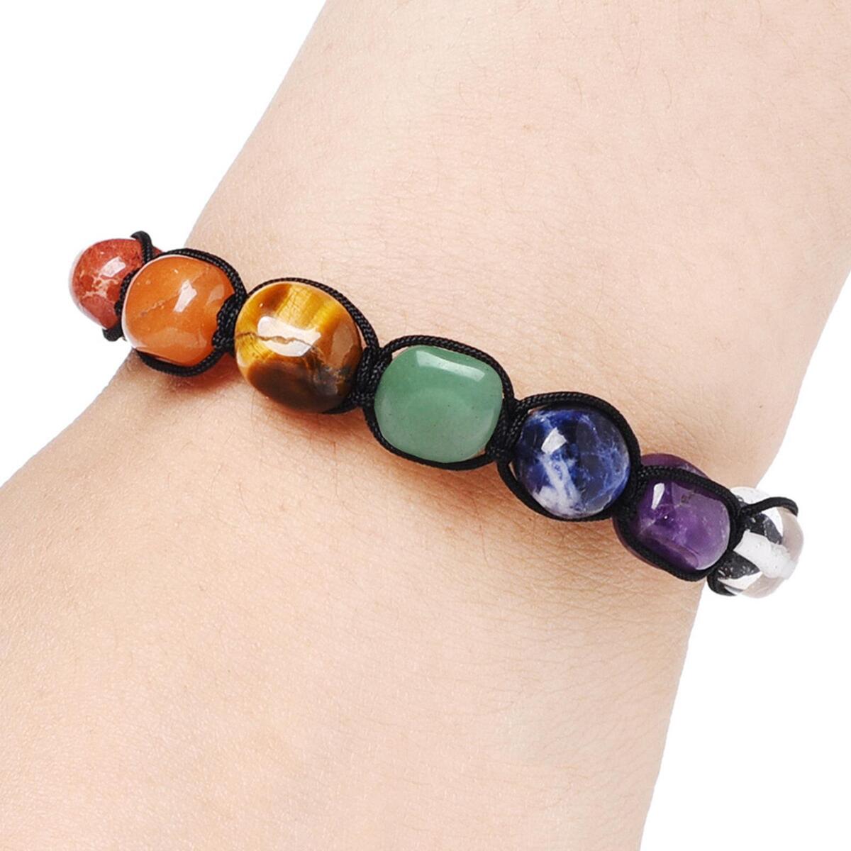 Handmade 7 Bracelets  Braided Meditation Jewelry Study Gyms