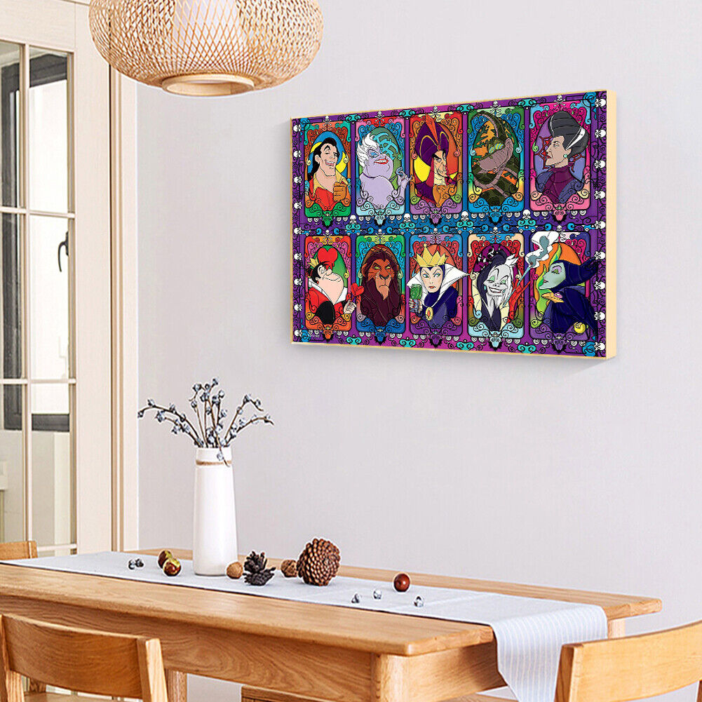 Cartoon Character Full Drill Diamond Painting 5D Mosaic Picture Home Decor