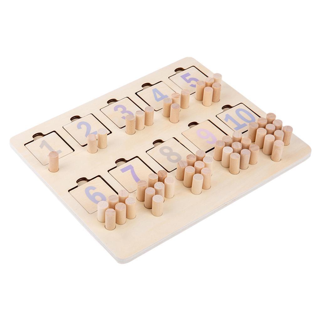 Montessori Educational Mathematics  Number Counting Board Festival