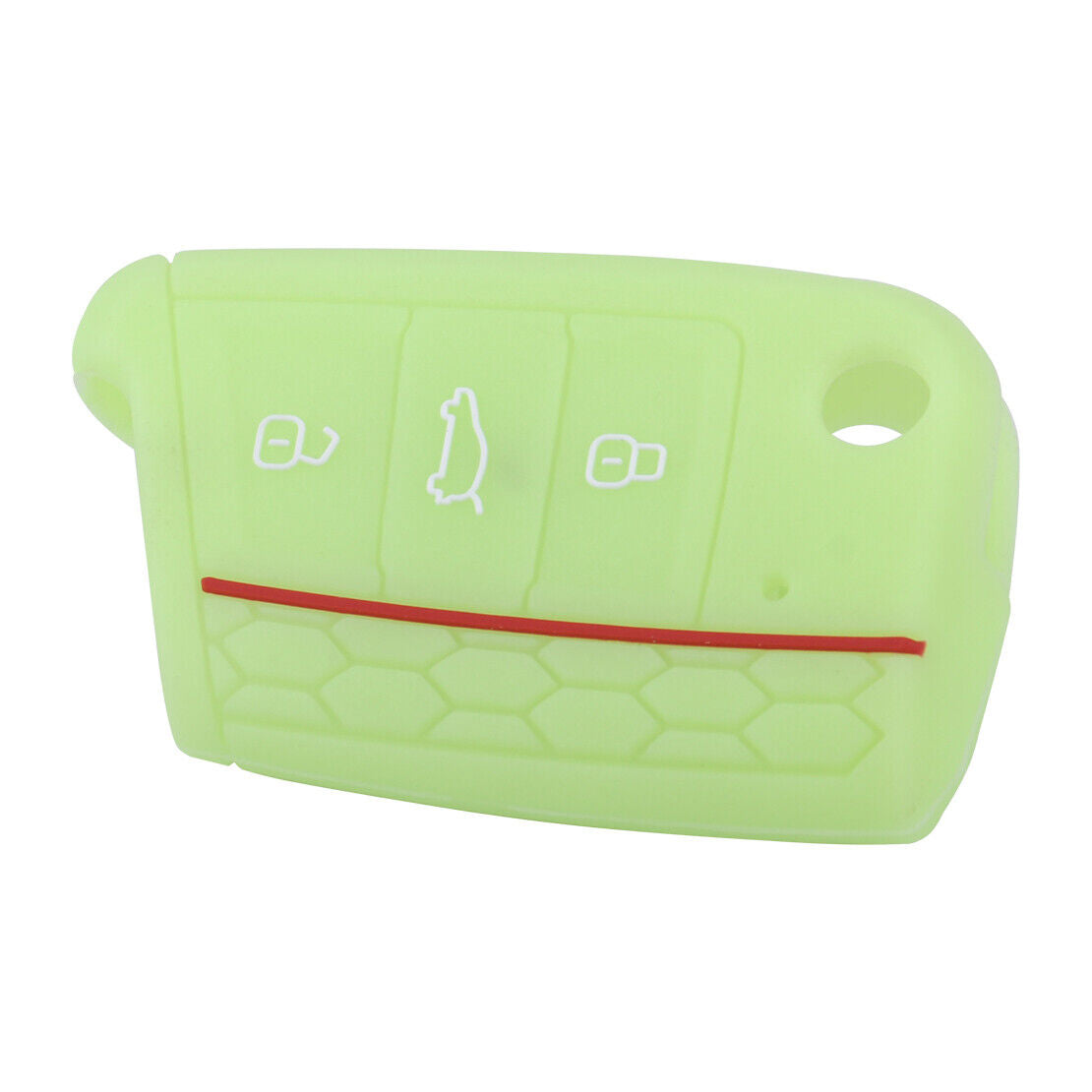Green Silicone Flip Remote Key Cover Case Holder fit for Volkswagen Golf 7 Li